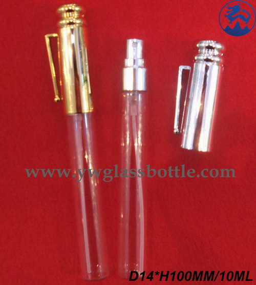 pen type perfume atomizer with different aluminium caps
