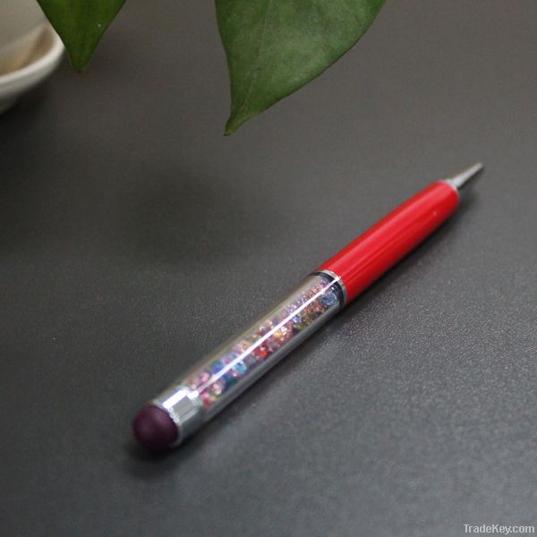 High Sensitive Metal 2 in1 Diamond Stylus Digital Touch pen