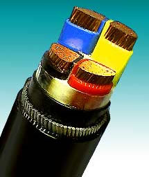 Power cable (XLPE insulated / armored)