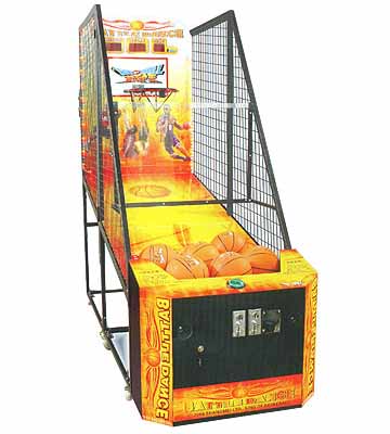 arcade basketball hoop game machine