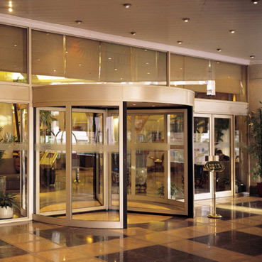 3 wings revolving door