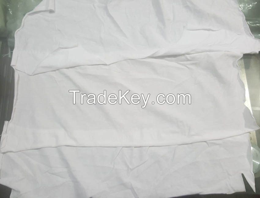 100 % Cotton White Stitched Wiping Rags