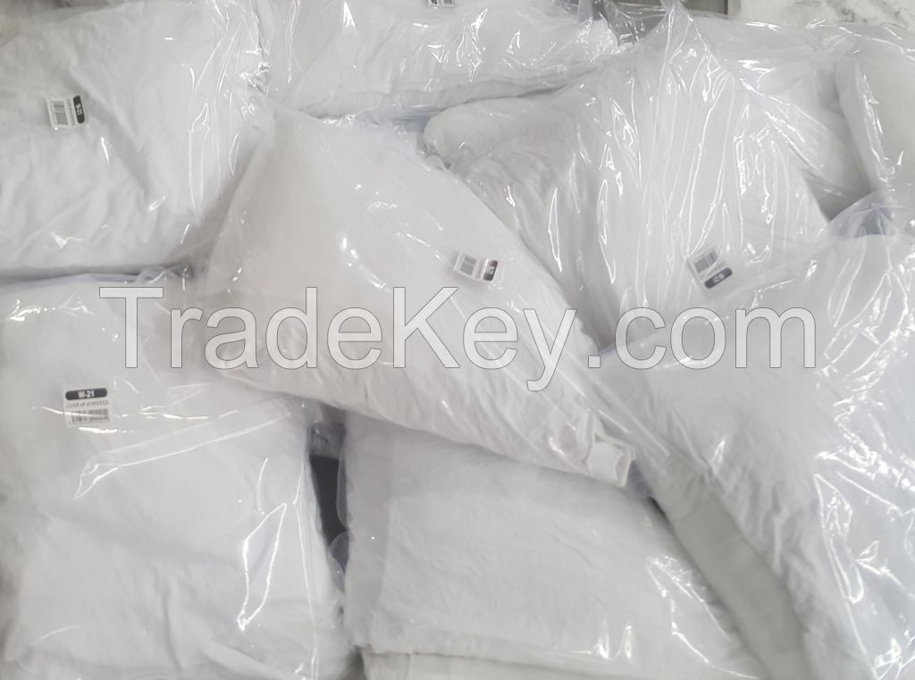 100 % Cotton White Non-Stitched Wiping Rags