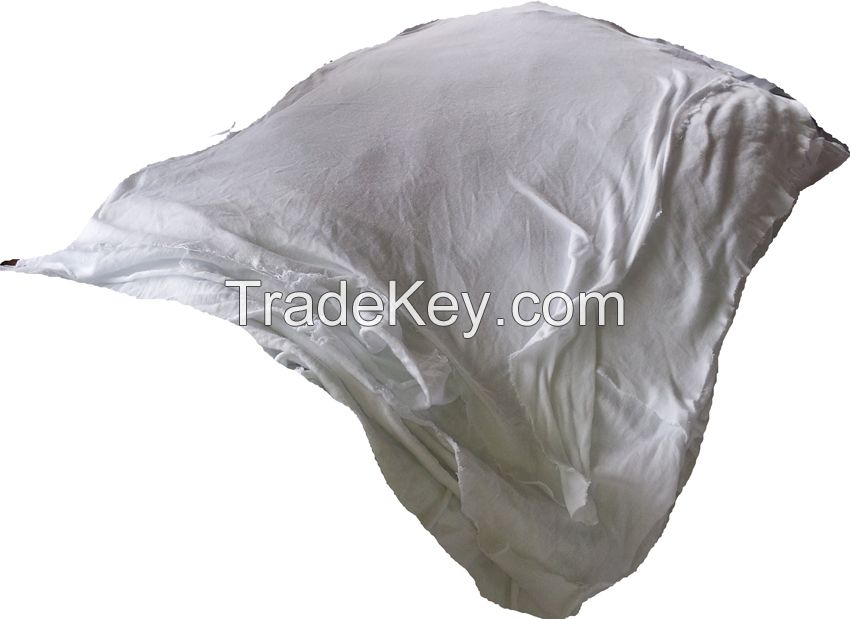100 % Cotton White Non-Stitched Wiping Rags