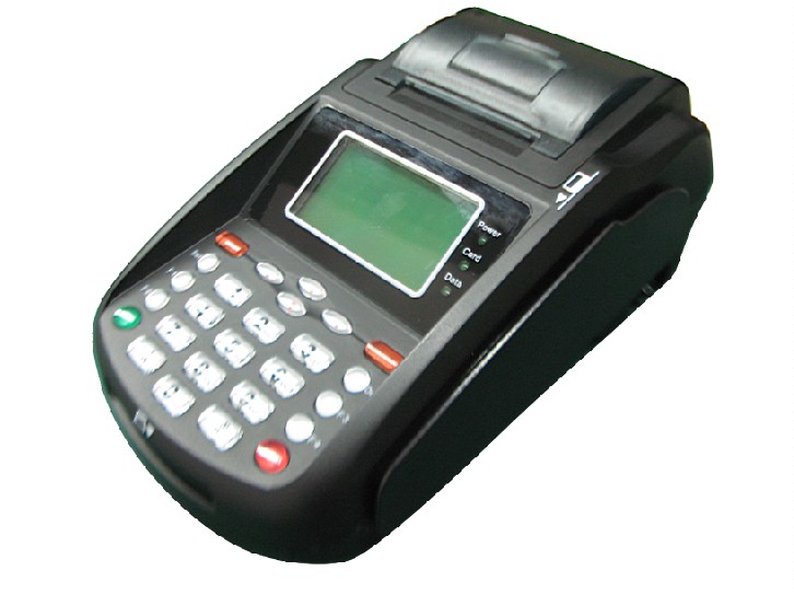 GSM POS payment terminal built-in printer and Pin pad