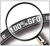 "Flojet - TG" 100% GFO Pre-Printed Gland Packing Rope