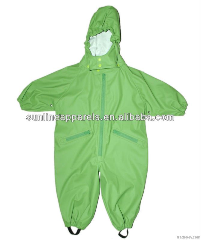 children pu rainwear