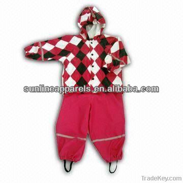 children pu rainwear