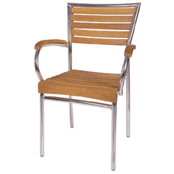 Aluminum wooden  chair DC-06318