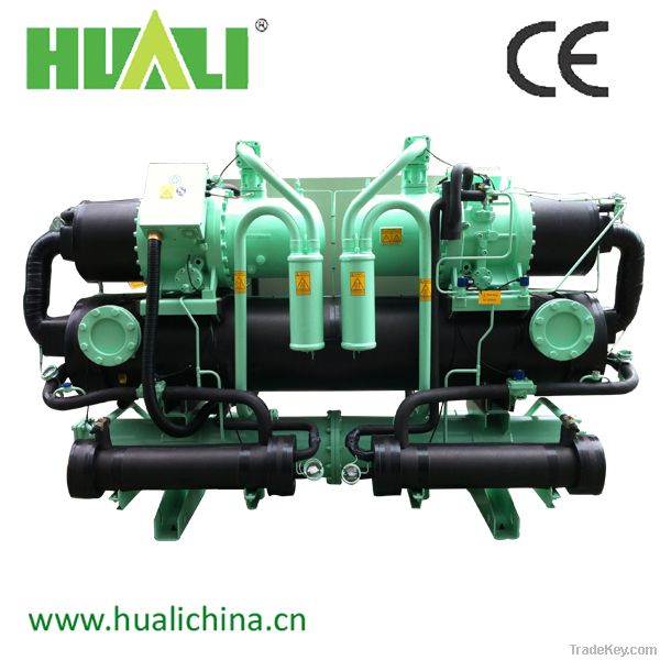 water cooled screw type water chiller