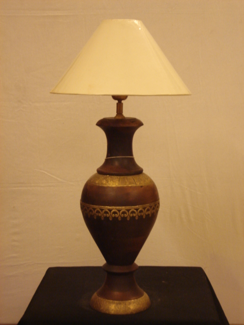 wooden table lamp