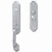 Grip handle entrance door lock