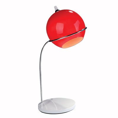 glass shade table lamp