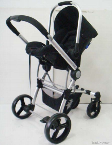 baby stroller with carrycot car seat EN1888
