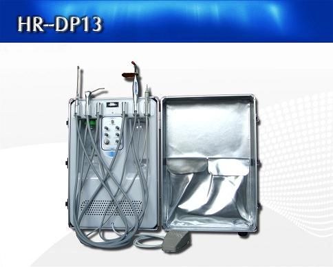 6 holders air compressor build in portable dental unit