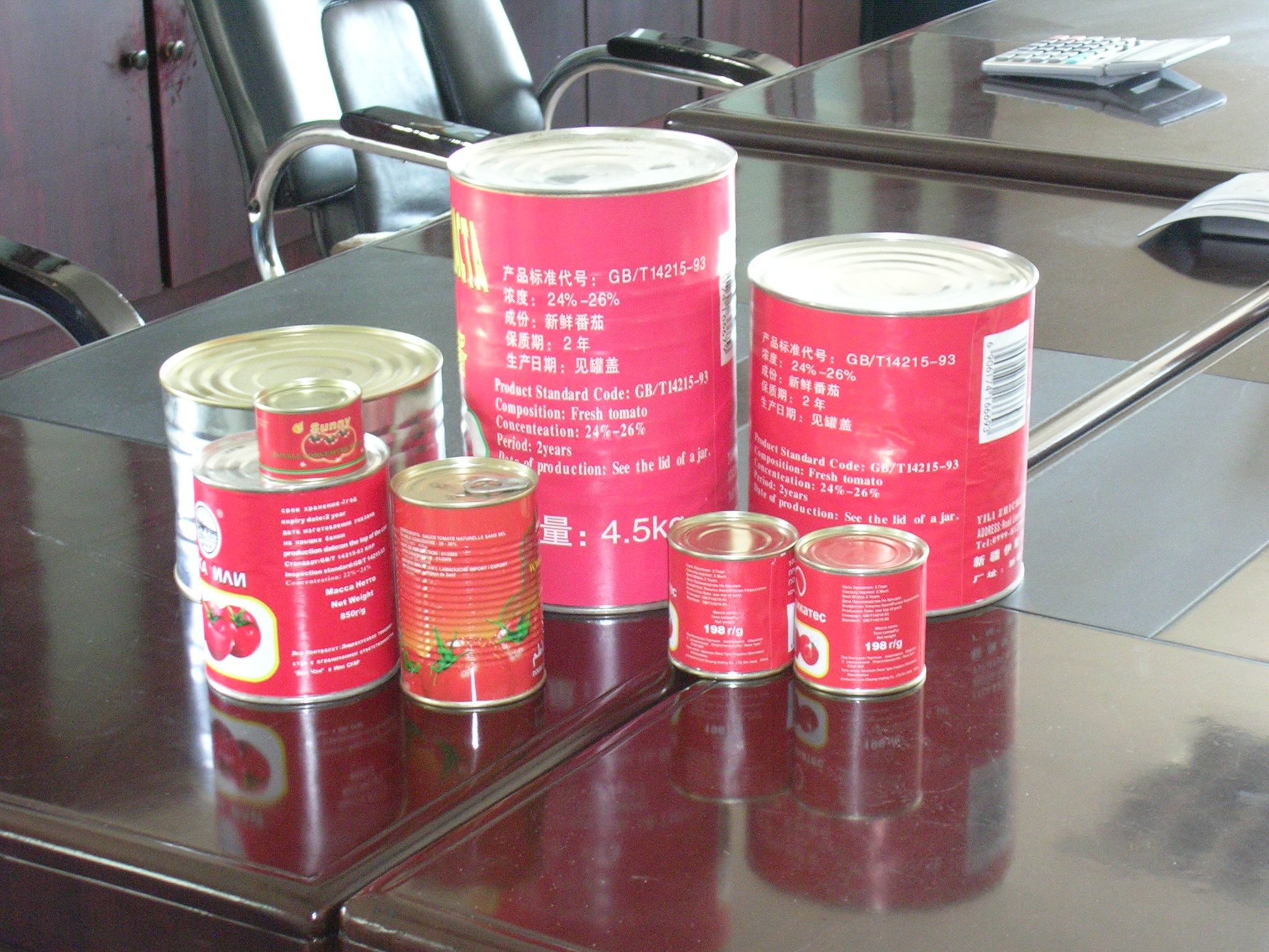 Canned Tomato Paste