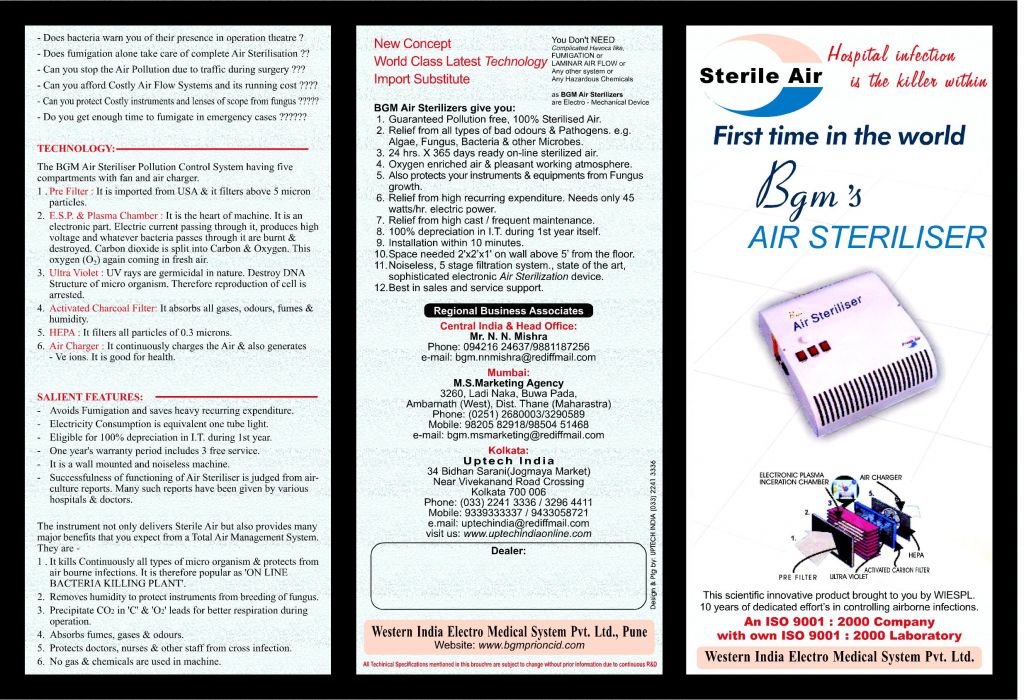 BGM Air Sterilisers