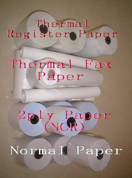 Thermal register paper