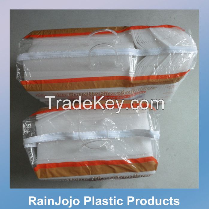 Eco-Friendly PVC Quilt Bag with Handles, Non-Toxic PVC Blanket Bag