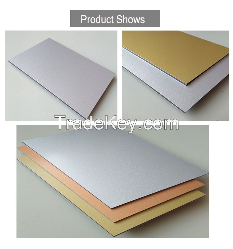exterior building facade wall panel  Aluminum compoiste panel with PVDF coating