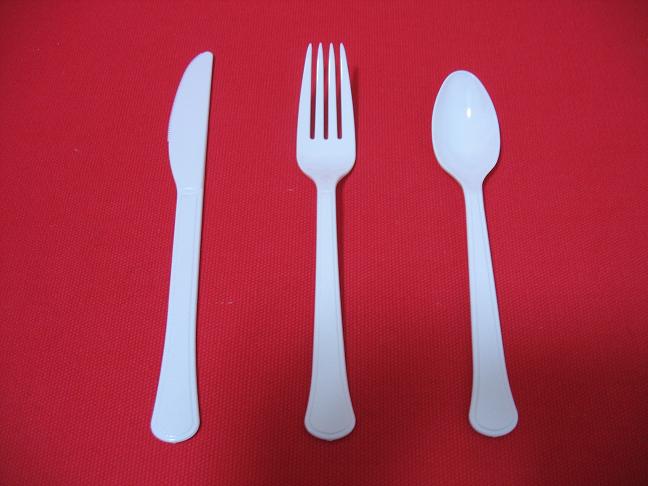 Heavy weight ps plastic cutlery