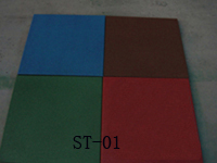 Playground surface tile, safety floor, rubber paver, rubber tile