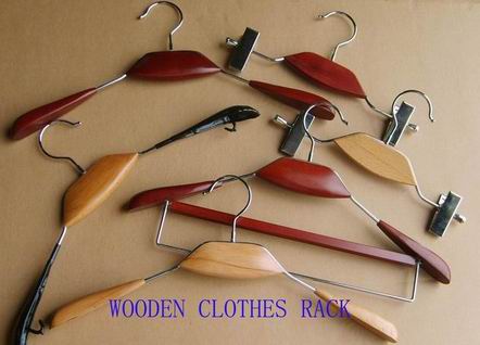 woodenclothes rack