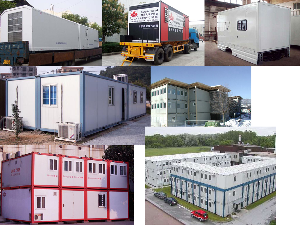 Modular container/shelter/pre-fab factory/pre-fab school/special truck
