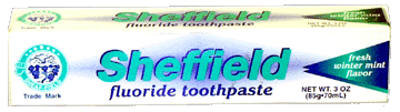 Dr. Sheffield's MFP Sheffield Wintermint Fluoride Toothpaste