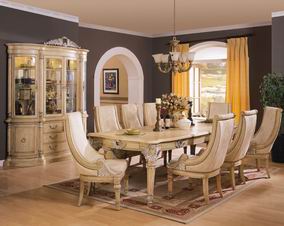 Dining Room Sets, Dining Table Chair, Cabinet, Home Wooden Furnitur(D15)