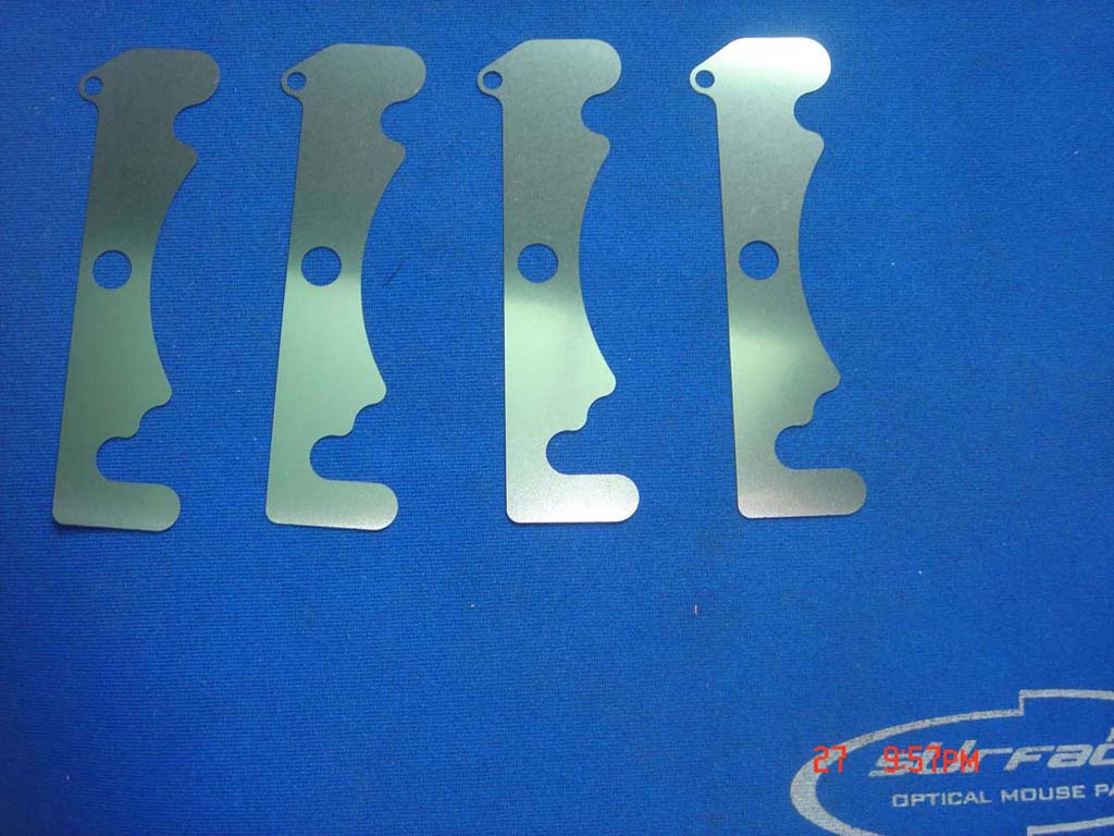 metal etched shims