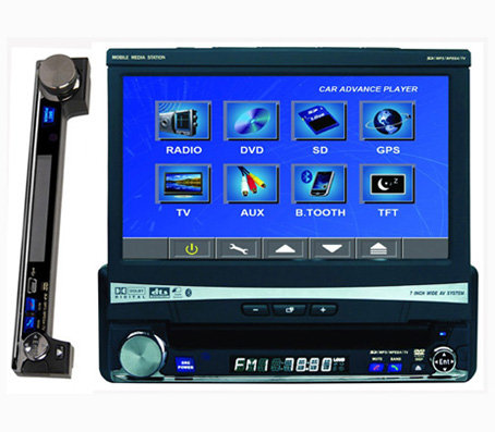In dash car dvd with 7" monitor