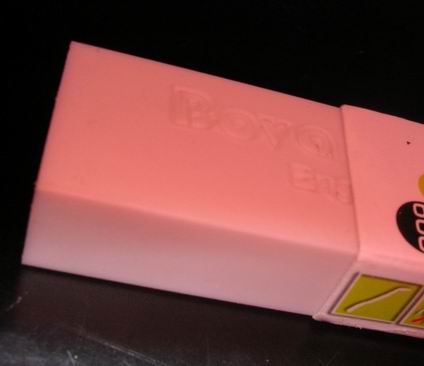 engraved eraser, shaped eraser, erasers