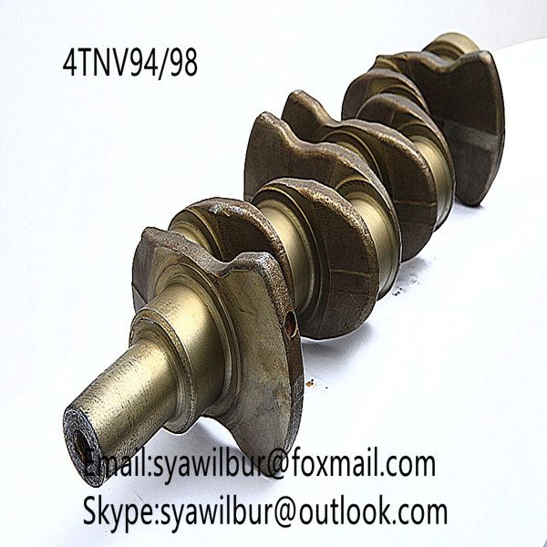 New Excavator Engine 4TNV94 4TNV98 Crankshaft For Yanmar Engine 129907-11700