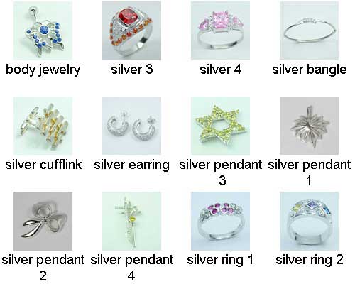 925 sterling silver pendant ring necklace bracelet earring jewelry
