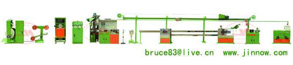 Wire extrusion line
