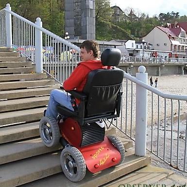 4x4 climb stairs wheelchairs