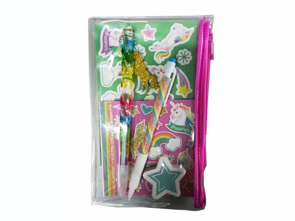 unicorn stationery set