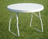 Folding round table