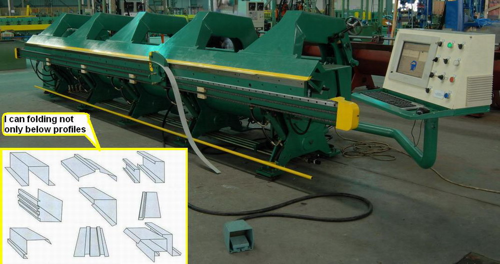 CNC Slitting and Profile Folding Machine