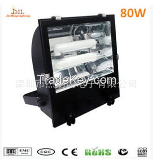 100w 120w 200w LVD low-frequency induction discharge floodlight  80~90Lm/w 60, 000~100, 000hs  5years warranty