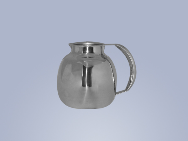 Pressed-mouth coffee pot