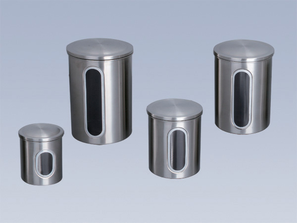 Sealable and seeable can with pressurized top