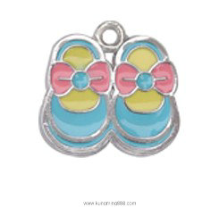 Enamel shoes pendant DZ20-54