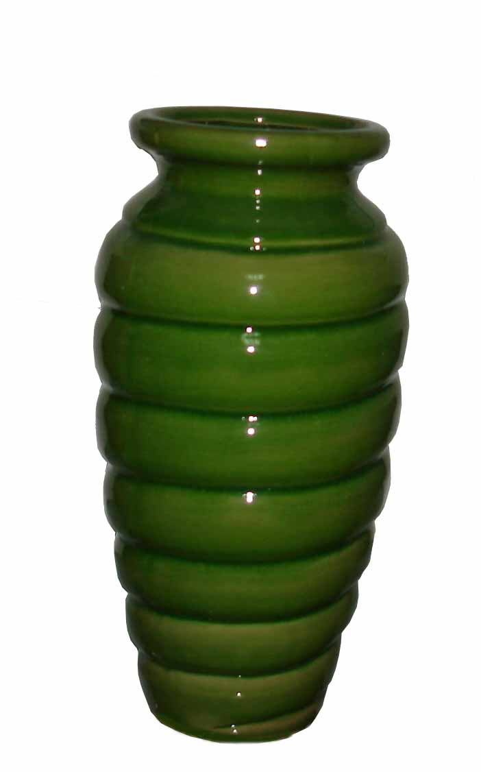 Green Beehive Vase