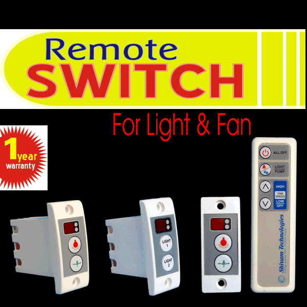 Remote Switch for Light , Fan, cooler, chandelier