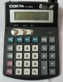 the desk-top calculator KT-608A