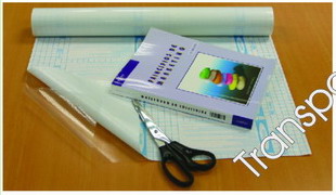 Clear self adhesive book cover