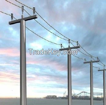 FRP power poles, GRP power poles, lighting pole, lamp poles