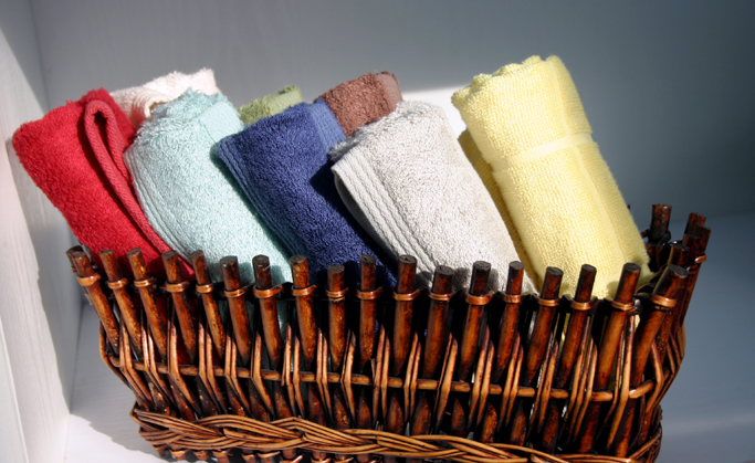 Bamboo fiber towel